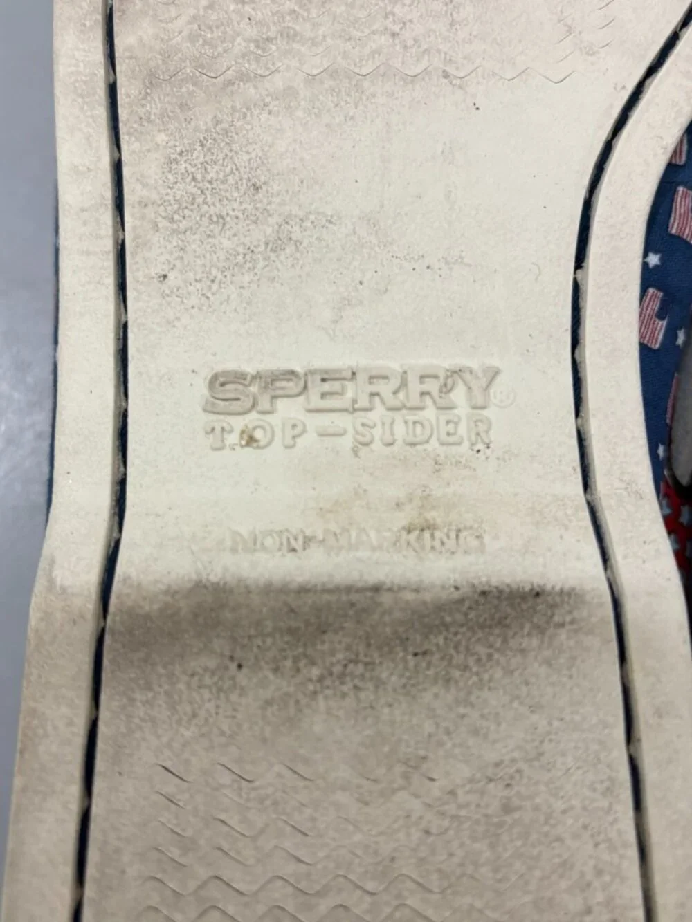 Sperry Vineyard Vines 11 Americana Authentic Flag Whale Original 2Eye Boat Shoes